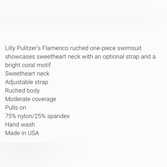 Lilly Pulitzer Flamenco One-Piece Swimsuit in the Multi Bahamas Beachcomber - Picture 5 of 8